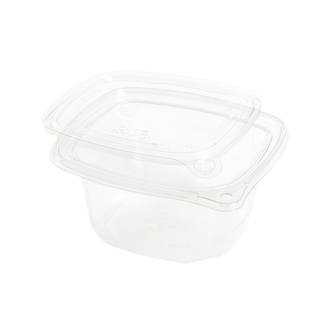 POTE DARNEL CUADRADO PET.(16OZ) CON BOTON SEGURIDAD (473ML) CON TAPA *100UNID