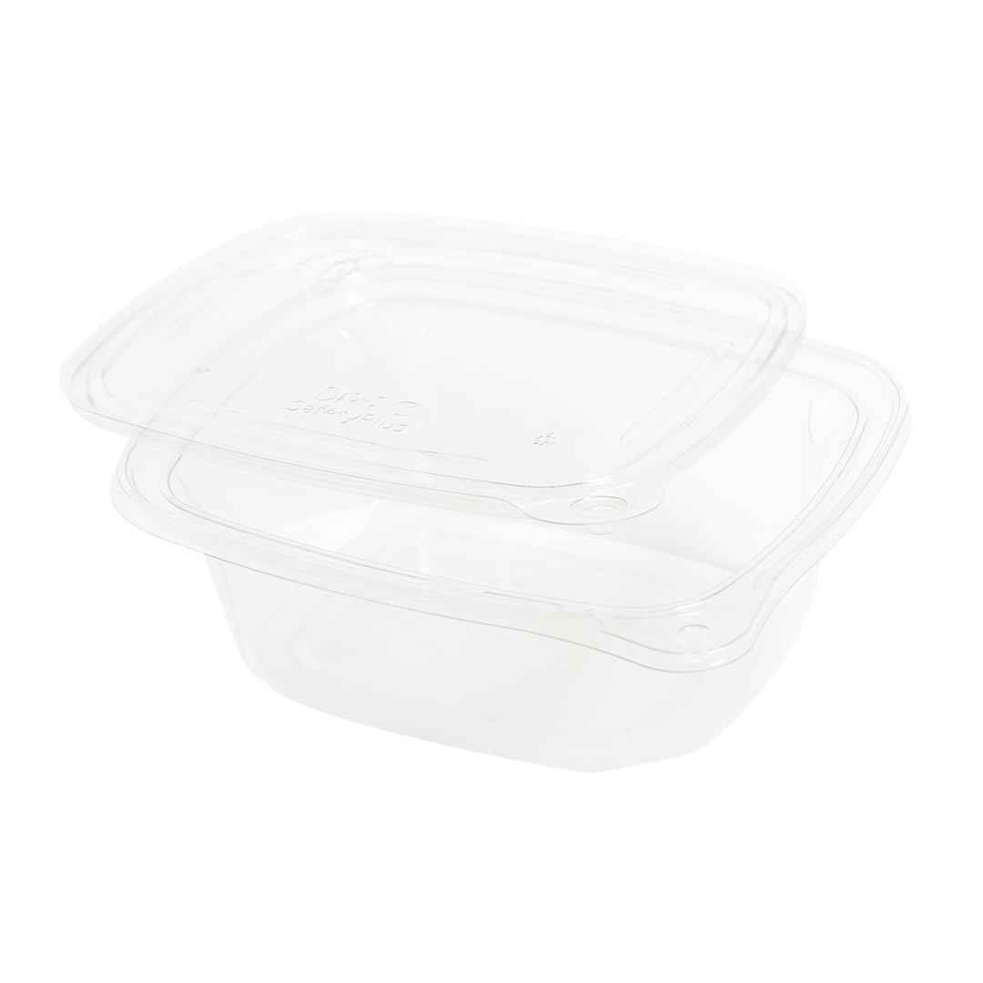 POTE DARNEL CUADRADO PET.(24OZ) CON BOTON SEGURIDAD (710ML) CON TAPA *100UNID