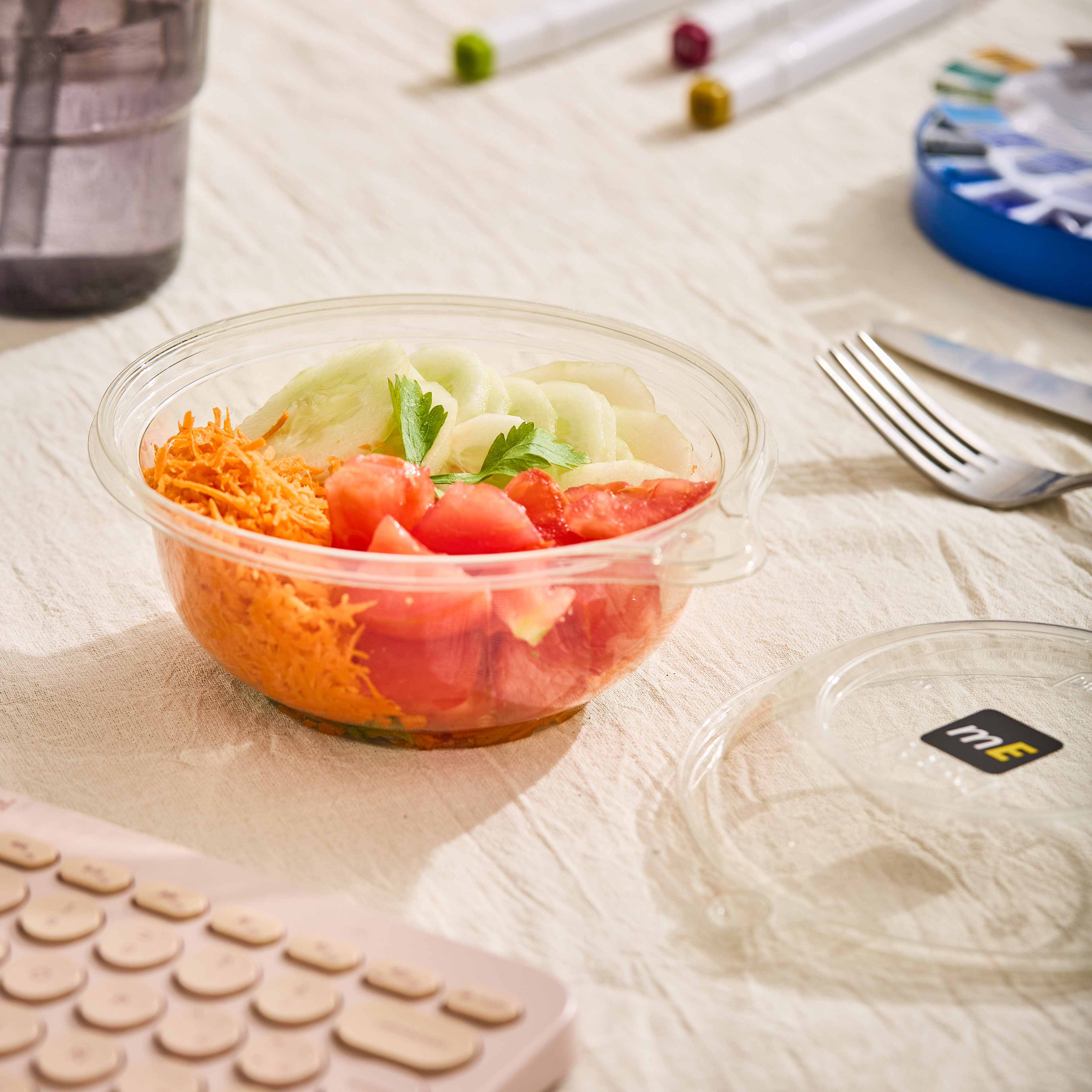 BOWL DARNEL PET (16OZ) CON BOTON SEGURIDAD (473ML) CON TAPA *100UNID