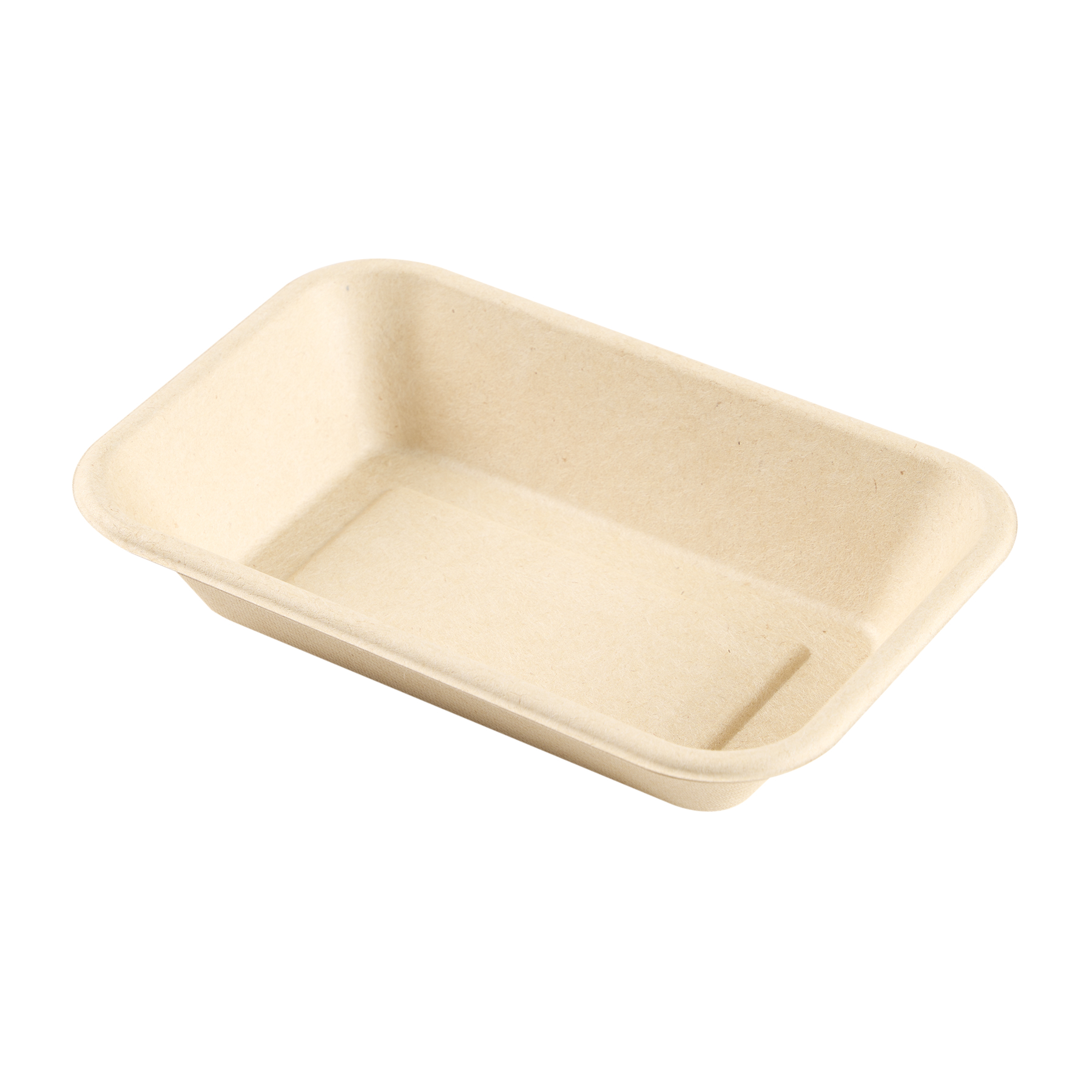 BANDEJA BAGAZO DE CAÑA BIO RECT. 102 (16OZ) BEIGE (12*4.5*18CM) *50UNID.