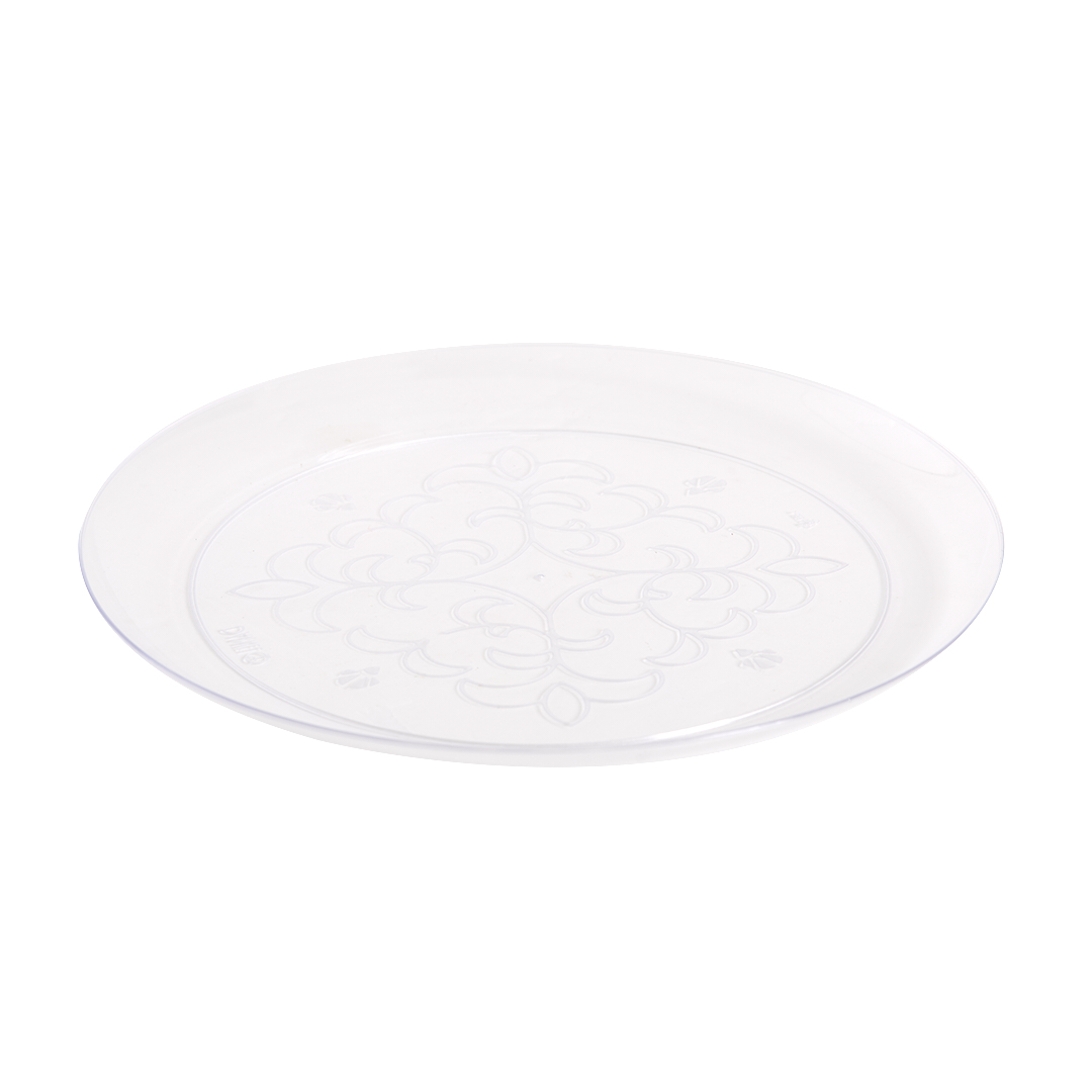 PLATOS RIGIDOS REDONDOS DARNEL 23CM CRISTAL FANTASIA PAQ*6UNID