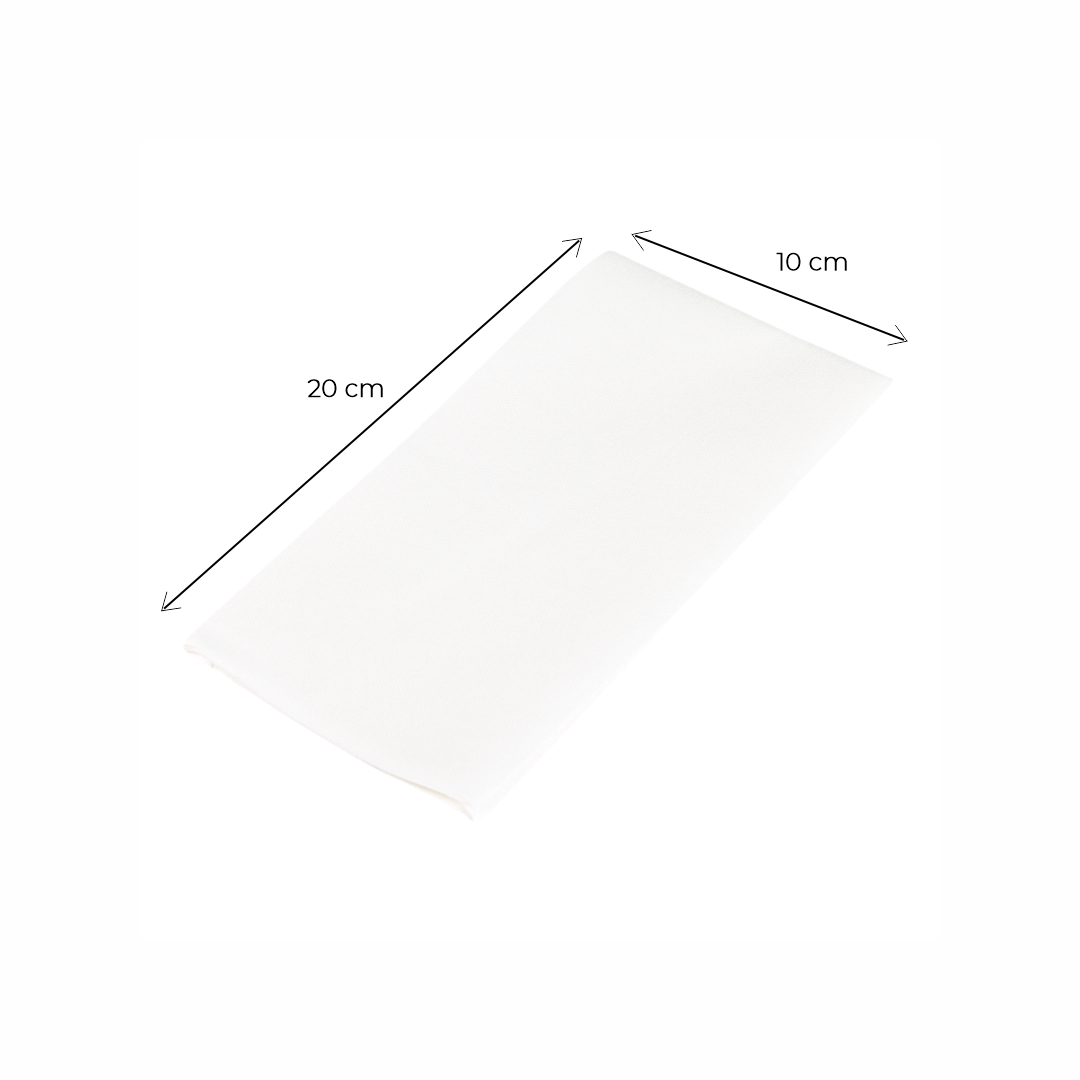 SERVILLETA GASTRONOMICA PAPEL AIRLAID 30*40CM BLANCA (SIMIL TELA)  PAQ*50UNID.