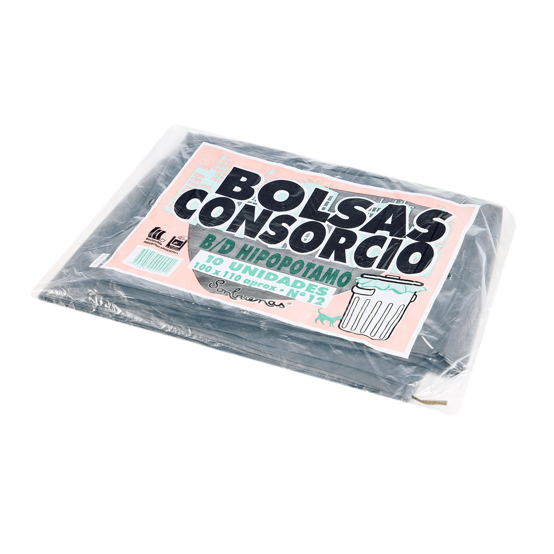 BOLSAS RESIDUO NEGRA SON BUENAS (PAQ *10U).100*110 POLYFILM *UNID