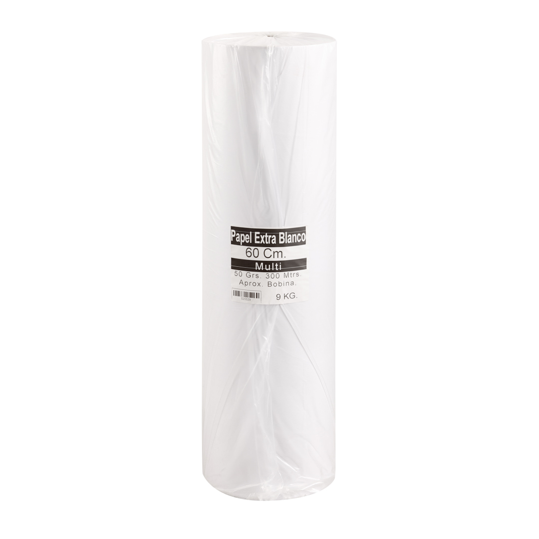 PAPEL EXTRA BLANCO MULTI.40CM(50GRS-250MTS) BOBINA *5KG