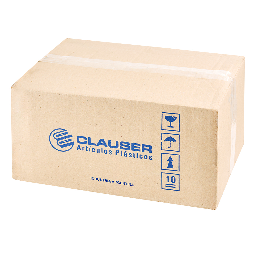 TENEDOR PLASTICO NEGRO (CLAUSER) CAJA *960UNID.