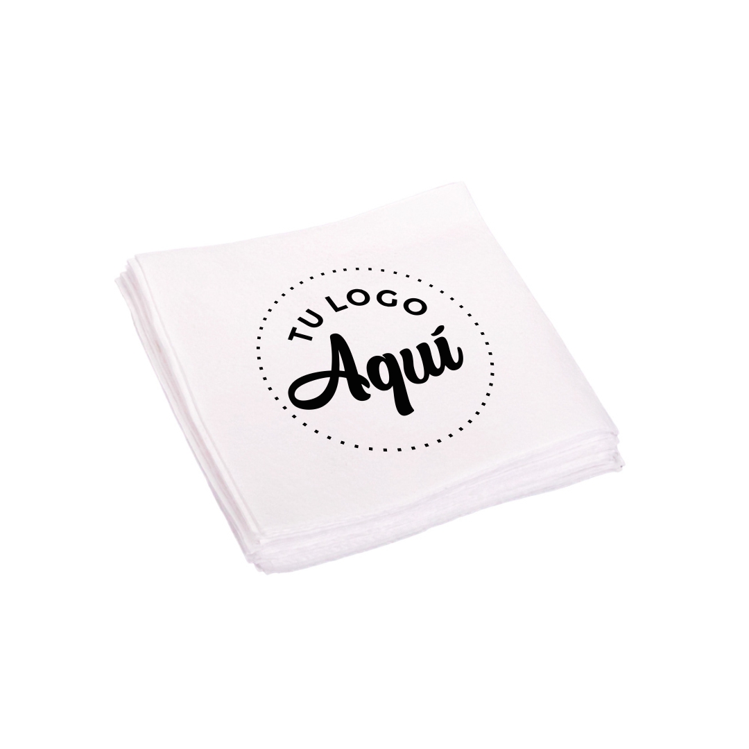 mEP SERVILLETAS BLANCA 24*24CM PERSONALIZADA ROYALITA TISSUE CAJA X 1600 UNIDADES