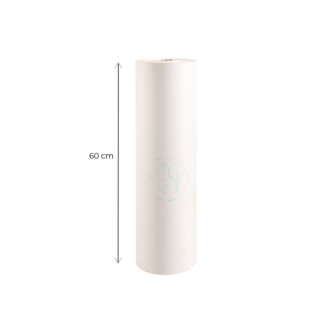 PAPEL SULFITO BLANCO SEIN.60CM (53GRS - 260MTS) BOBINA *7.8KG APROX
