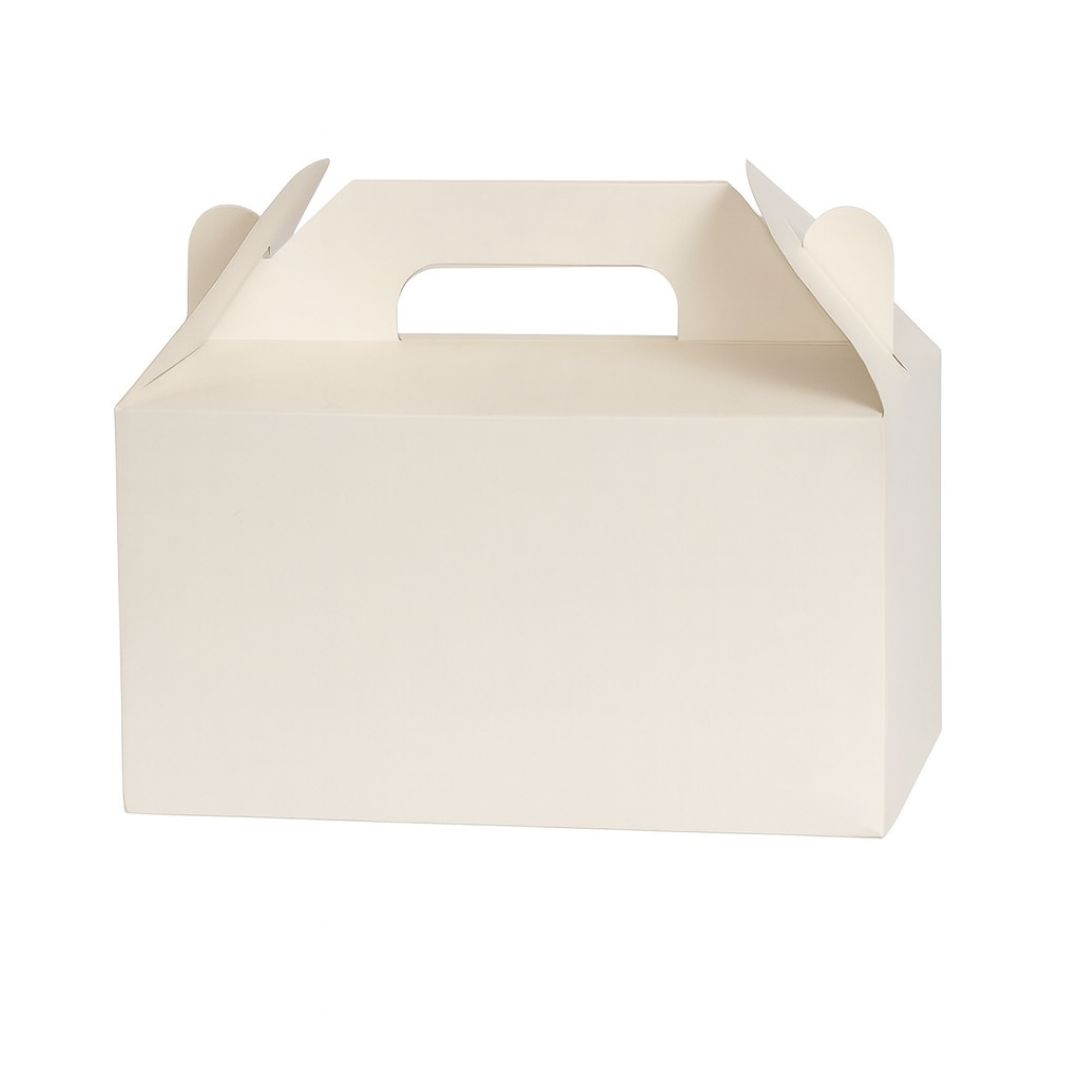 VALIJIN MCD CARTULINA BLANCA (19*11*11CM) mE *25UNID