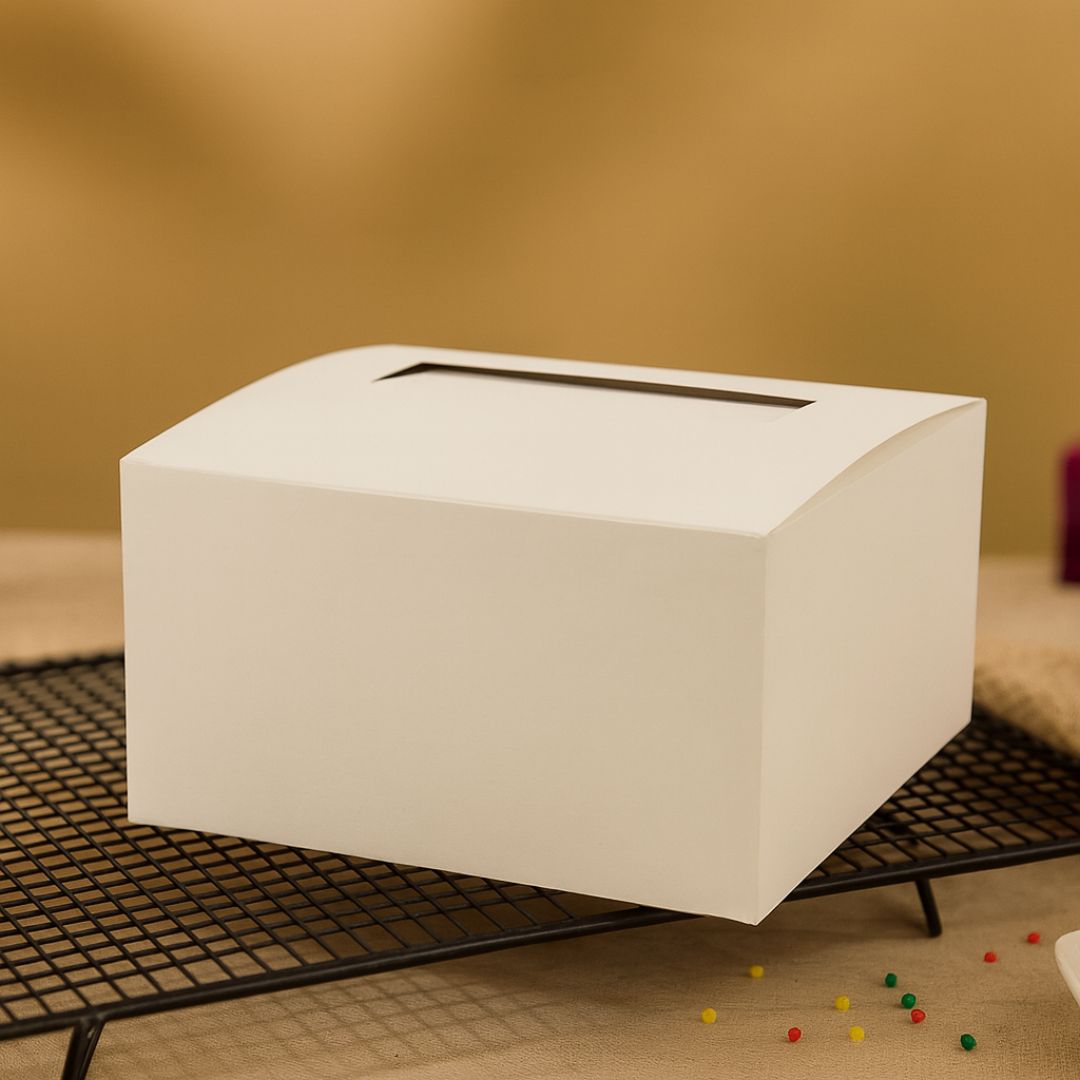CAJA EXHIBIDORA C/SOLAPA BLISTER CARTULINA BLANCA (13X16X7.5CM) mE *50UNID