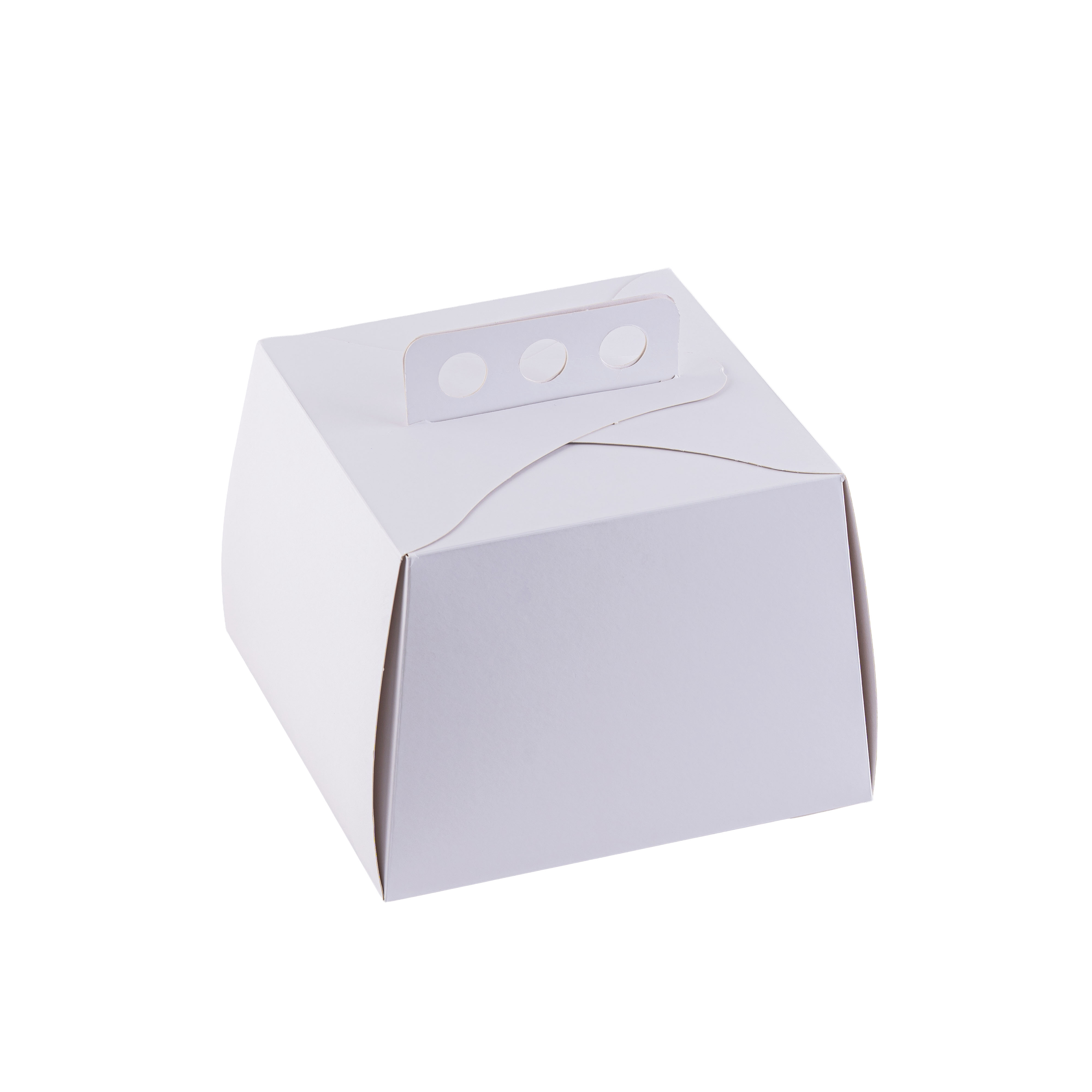ESTUCHE TORTA CARTULINA BLANCA (21*21*15CM) mE *10UNID