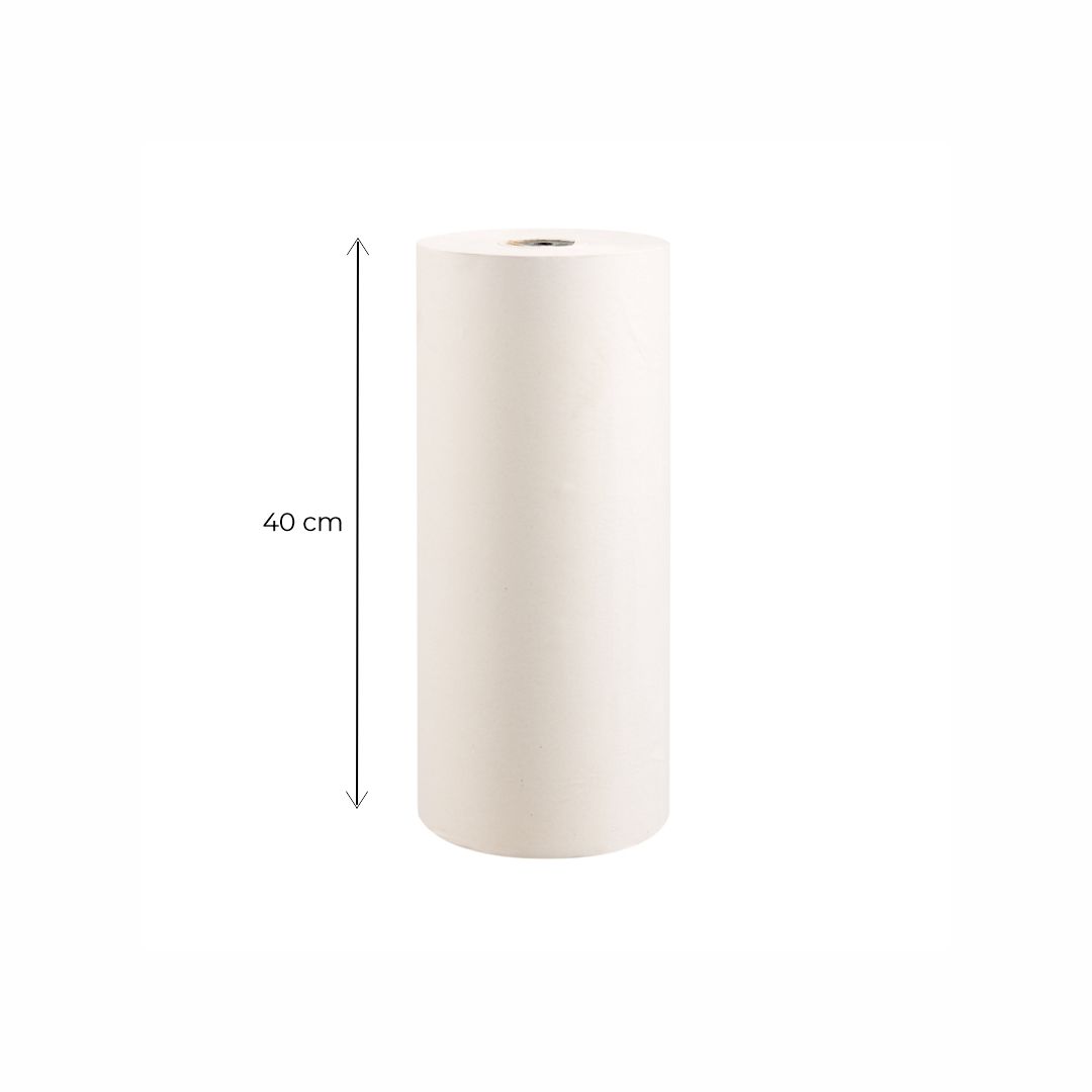 PAPEL SULFITO BLANCO SEIN.40CM (53GRS - 300MTS) BOBINA *5.3KG APROX
