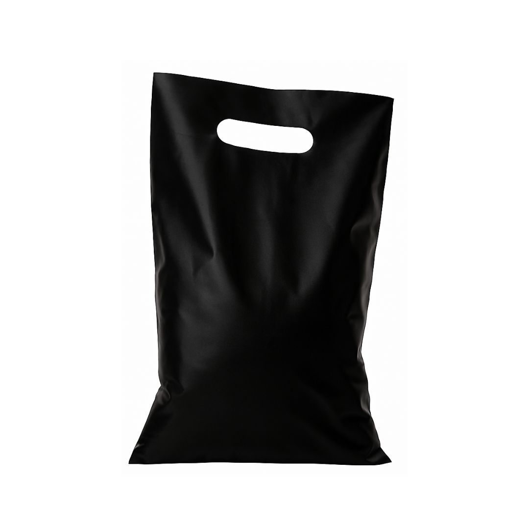 BOLSAS RIÑON LISAS TERLIZZI 30*40CM NEGRO REFORZADAS (60MIC) PAQ.*50UNID