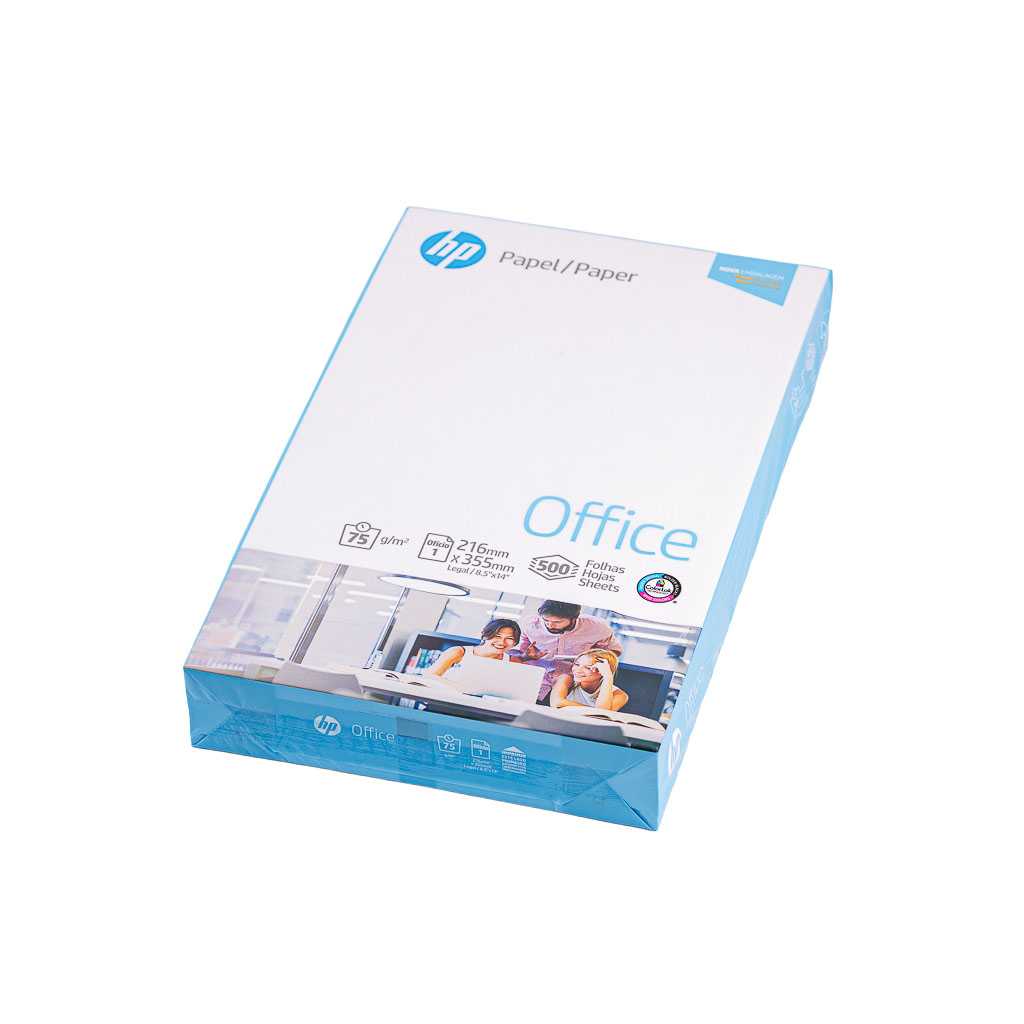 RESMA IMPRESORA OFICIO BLANCA HP 75GRS (21.6*35.5CM) *500HJS