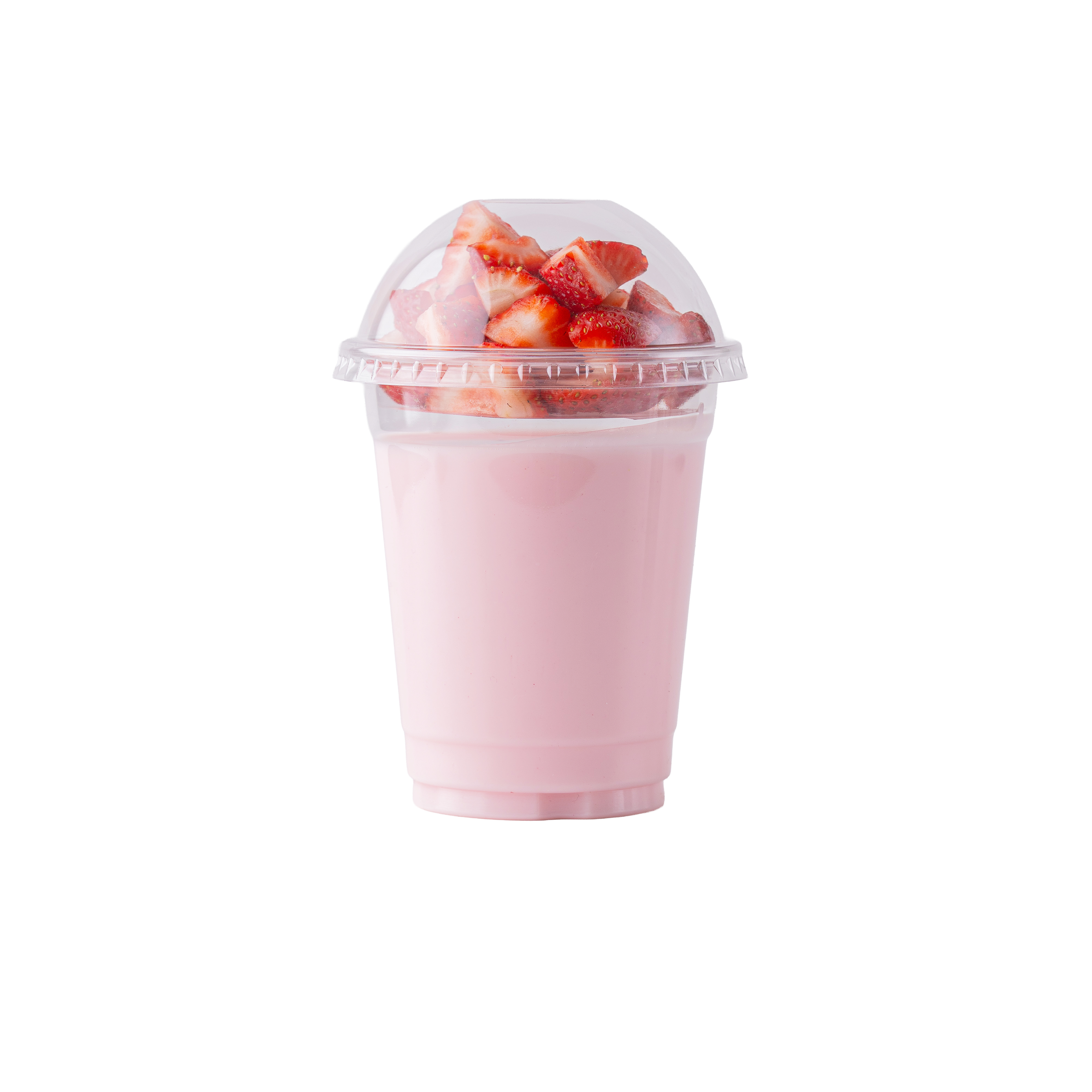 TAPA VASO PLASTICO FRAPPE PET MULTI (DOMO CERRADA) PARA 12/14/16OZ *100UNID
