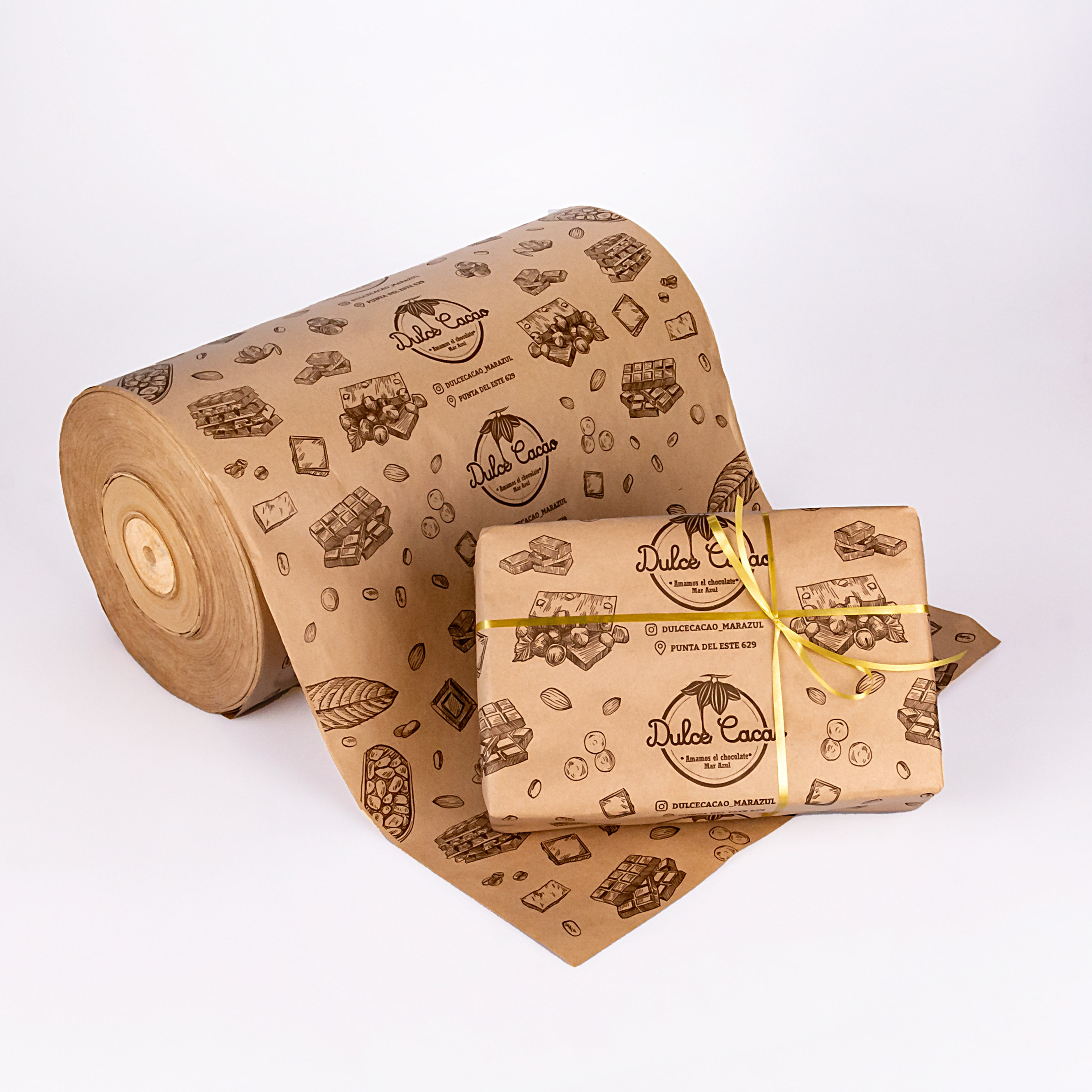 mEP PAPEL EN BOBINA PERSONALIZADO KRAFT NORMAL (50GRS) .60CM X KG