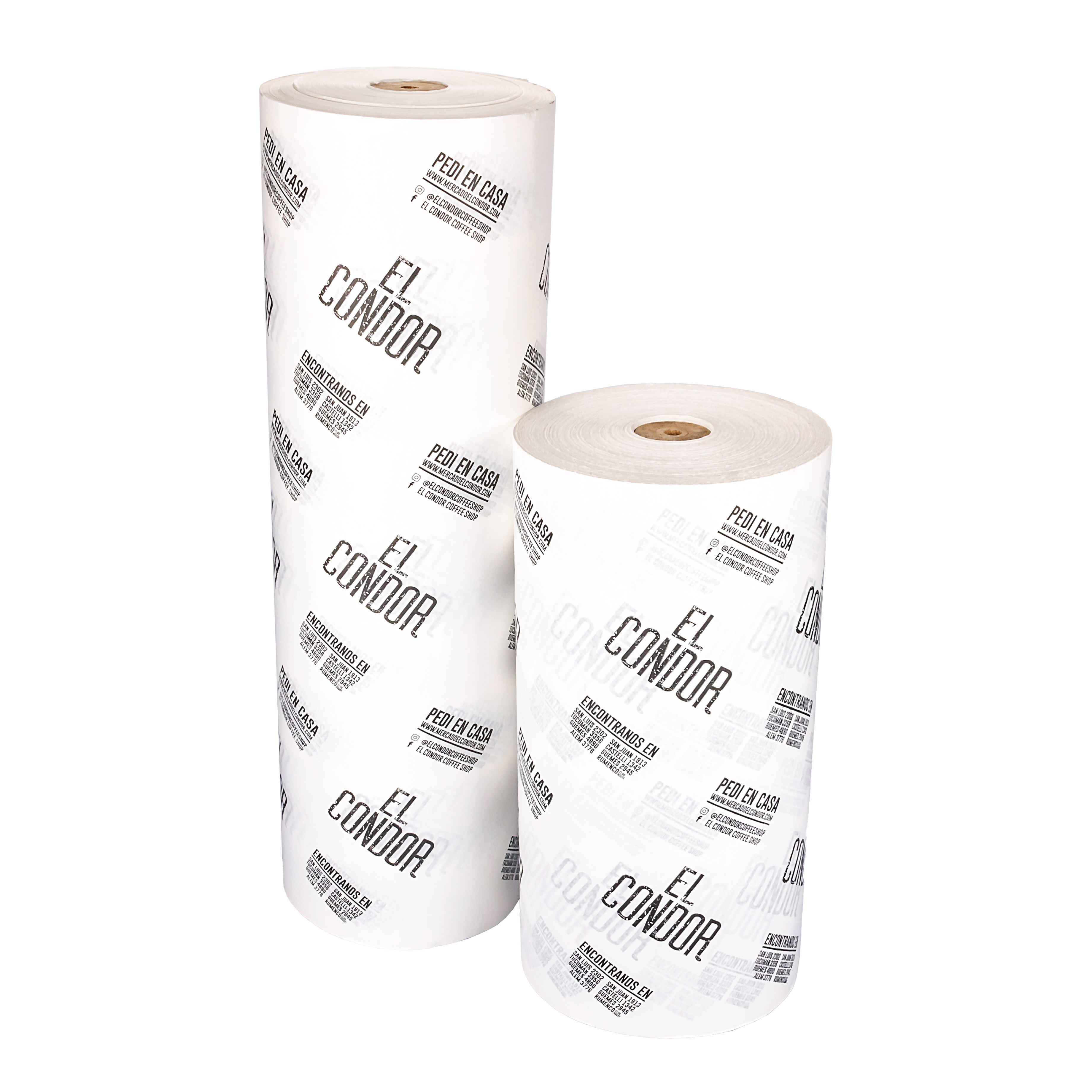 mEP PAPEL EN BOBINA PERSONALIZADO BLANCO EXTRA BRILLO (50GRS) .60CM X KG