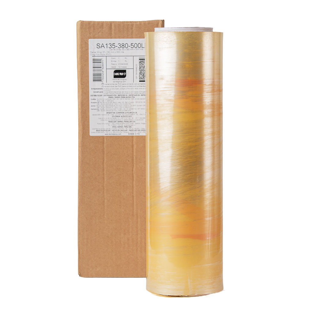 FILM ALIMENTICIO DARNEL ECO (38CM.*500MTS) PVC *ROLLO