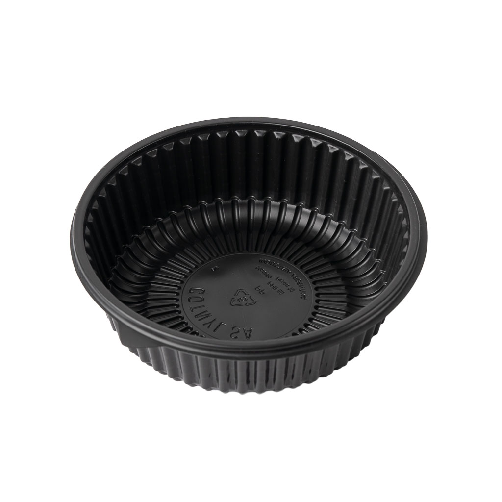 ENSALADERA REDONDA COTNYL PP NEGRO  (1070CC) (PPR60 NE) *200UNID