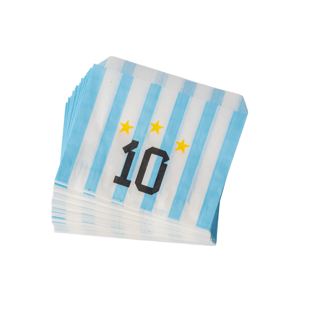 BOLSA HAMBURGUESA PAPEL BIOXIDO IMPRESA MUNDIAL (13*5*10CM) *100UNID