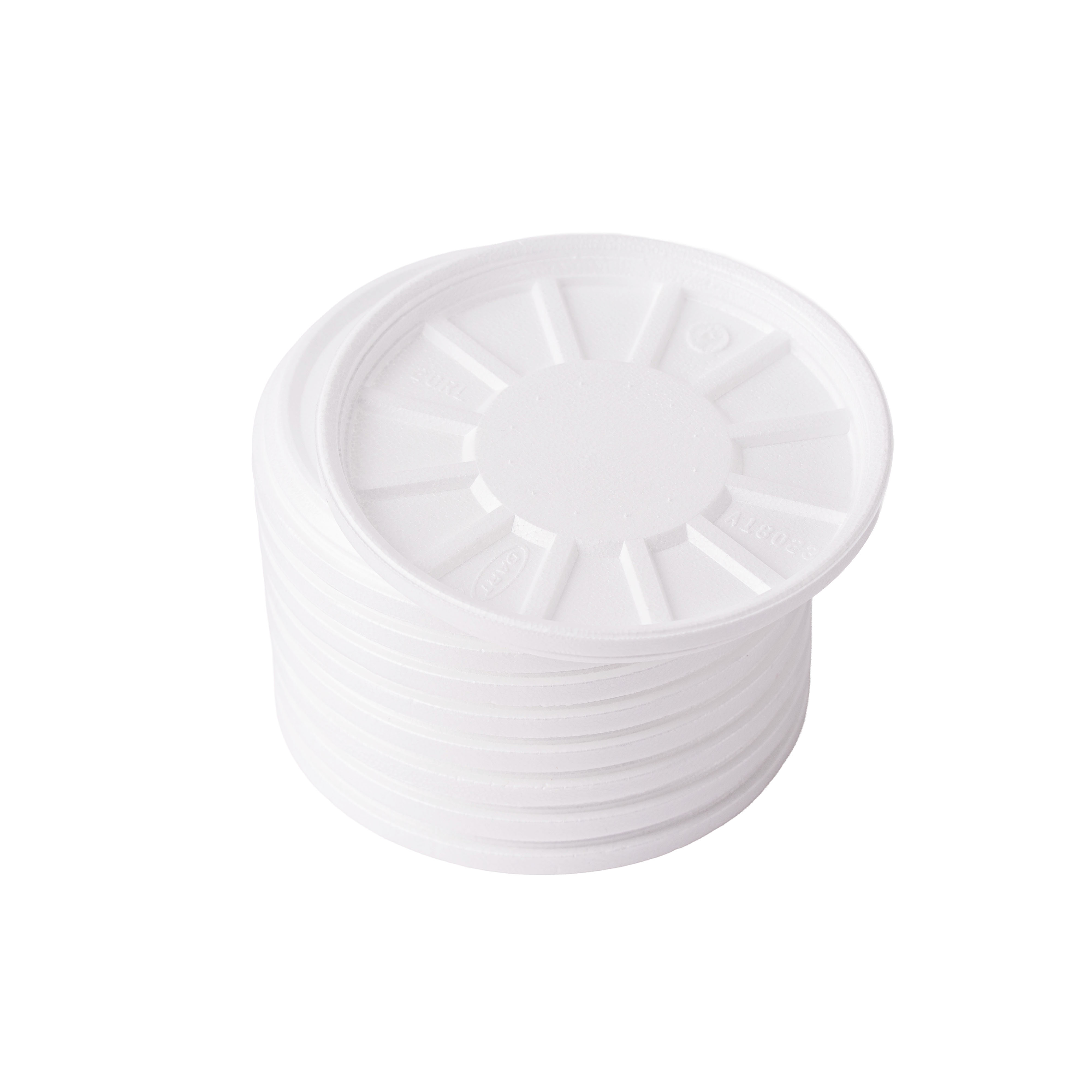 TAPA CONTENEDOR TERMICO CASELLA WELL CUP ISOPOR  BLANCA *100UNID