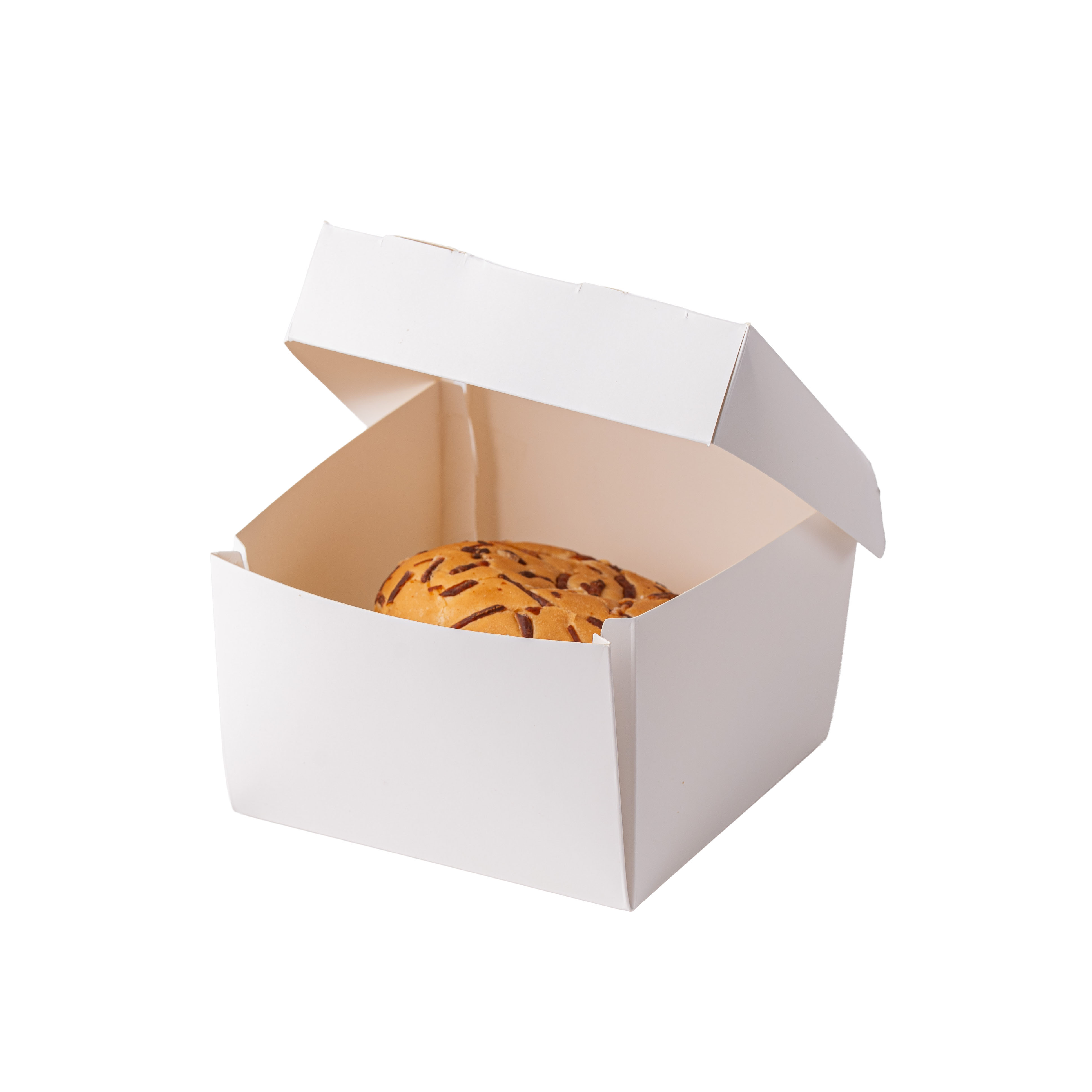 CAJA HAMBURGUESA SUPER CART. BLANCA (13*13*9CM - PLEGABLE) *50UNID