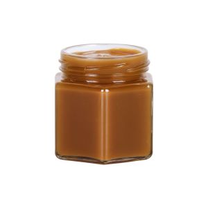 FRASCO VIDRIO CRISTAL.190CC HEXAGONAL (TAPA 63MM) SIN TAPA PACK *20UNID