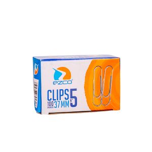 CLIPS EZCO Nº.5 NIQUELADOS 37MM *100UNID