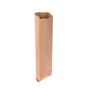 BOLSAS FACTURA PAPEL KRAFT BAGUETTE DOBLE (12*56CM) *100UNID