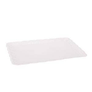 BANDEJA BLONDA PLASTICA RECTANGULAR 2000GRS (27*36CM) *UNID