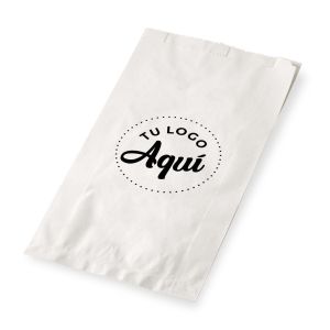 mEP BOLSA PAPEL FACTURAS EXTRA BLANCA PERSONALIZADA Nº7 (19*33CM) X UNIDAD