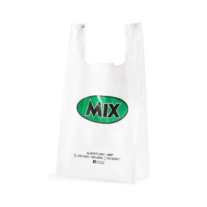 mEP BOLSA CAMISETA A/D PERSONALIZADA 1 O 2 COLORES 15MIC  (50*70CM) X UNIDAD