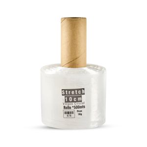 FILM STRETCH FERNANDEZ CRISTAL MINI (10CM - 1KG - C/MANGO) ROLLO *500MTS