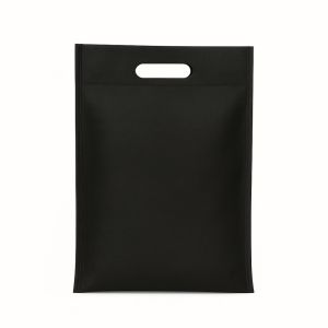 BOLSA FRISELINA RIÑON LISA 22.5*30CM NEGRA (1K-11) *20UNID