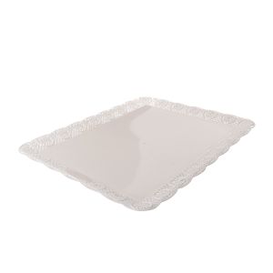 BANDEJA BLONDA PLASTICA RECTANGULAR 3000GRS (32*39CM) *UNID