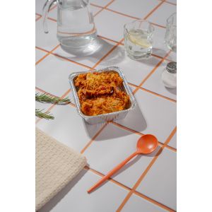 BANDEJA ALUMINIO VASSOI F-250 (475CC) (12*15*4.5CM) *25UNID