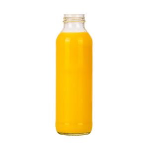 BOTELLA VIDRIO CRISTAL JUGO 500CC BOCA AXIAL (SIN TAPA) PACK *20UNID