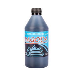 TINTA SELLOS.500CC NEGRO PAGODA *UNID