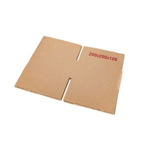 CAJA CARTON CORRUGADO 20*20*10CM (80GRS) *UNID
