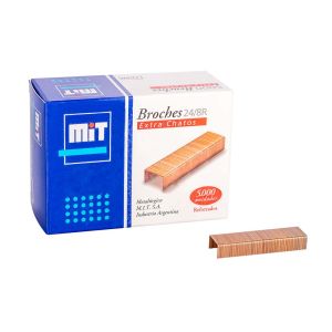 BROCHES PARA ABROCHADORA COBREADOS MIT Nº24/8R *5000UNID