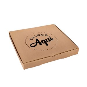 mEP CAJA PIZZA CARTON MICRO MARRON/MARRON PERSONALIZADO SUPER GRANDE (41.5*41.5*5CM) X UNIDAD