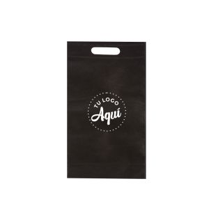 mEP BOLSA FRISELINA PERSONALIZADA RIÑON NEGRA (VINO) 25.5*40CM X UNIDAD
