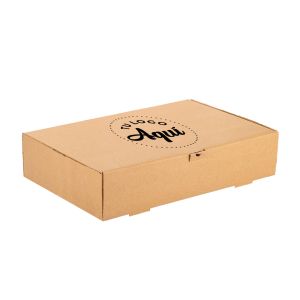 mEP CAJA MITY CARTON MICRO MARRON/MARRON PERSONALIZADO (24*36*8CM) X UNIDAD