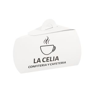 mEP ESTUCHE TORTA CARTULINA BLANCA PERSONALIZADO PORCION BIOHZ (10*17*11.5CM) X UNIDAD