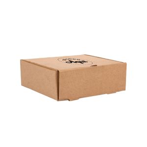 mEP CAJA LOMO GRANDE CARTON MICRO MARRON/MARRON PERSONALIZADO (21*21*7.5CM) X UNIDAD
