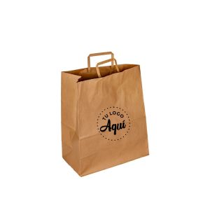 mEP BOLSA BOUTIQUE PAPEL KRAFT PERSONALIZADA 34*17*39CM X UNIDAD