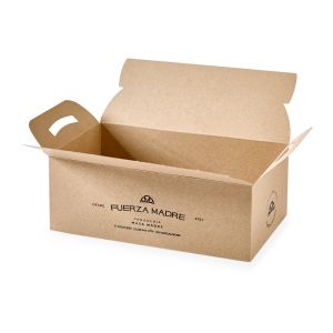 mEP CAJA DELIVERY KRAFT PERSONALIZADO 1 COMBO BIOHZ (20.5*12.5*7.5CM) X UNIDAD