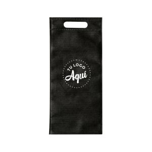 mEP BOLSA FRISELINA PERSONALIZADA RIÑON NEGRA 17.5*40CM X UNIDAD