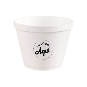 mEP CONTENEDOR TERMICO BLANCO PERSONALIZADO 360CC CASELLA (10.5*8CM) X UNIDAD
