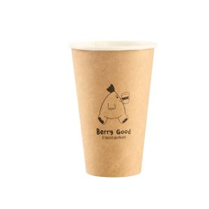 mEP VASO POLIPAPEL SIMPLE PARED KRAFT PERSONALIZADO 12OZ (355CC) X UNIDAD