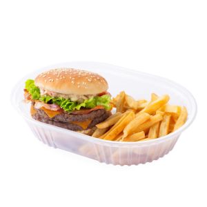 BANDEJA MICRO BANDEX  Nº105 OVAL (16*23*4CM) (106105C) *100UNID